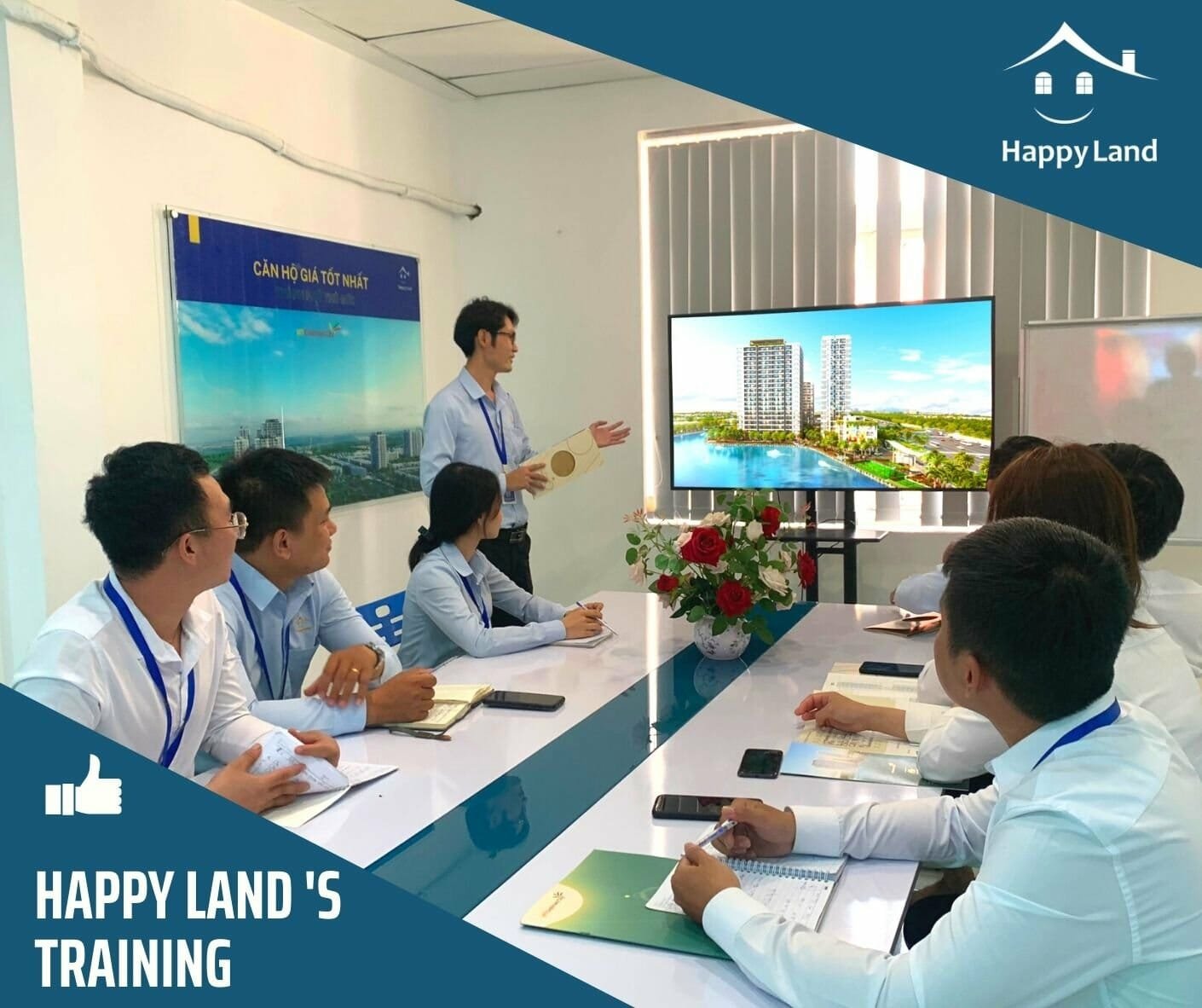 Thời gian training của nhân viên Happy Land